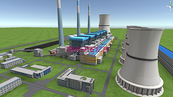 智能電廠三維可視化仿真交互系統|三維|場景|lesliever 